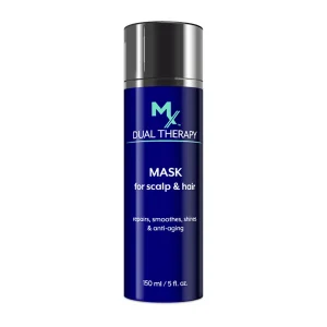 Відновлююча та антивікова маска для волосся і шкіри голови Mediceuticals MX Dual Therapy™, 150 мл