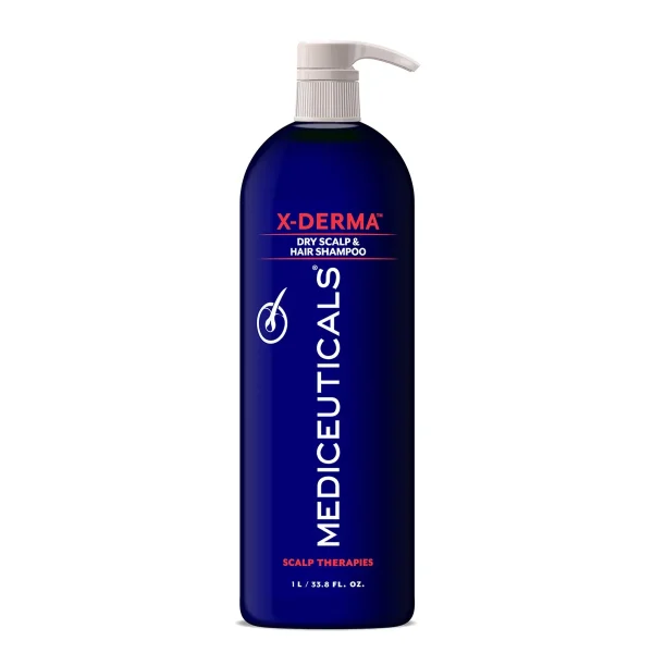 Відлущуючий шампунь проти сухості та свербежу шкіри голови Mediceuticals X-Derma™, 1000 мл