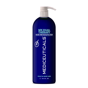 Відновлююча та антивікова маска для волосся і шкіри голови Mediceuticals MX Dual Therapy™, 1000 мл