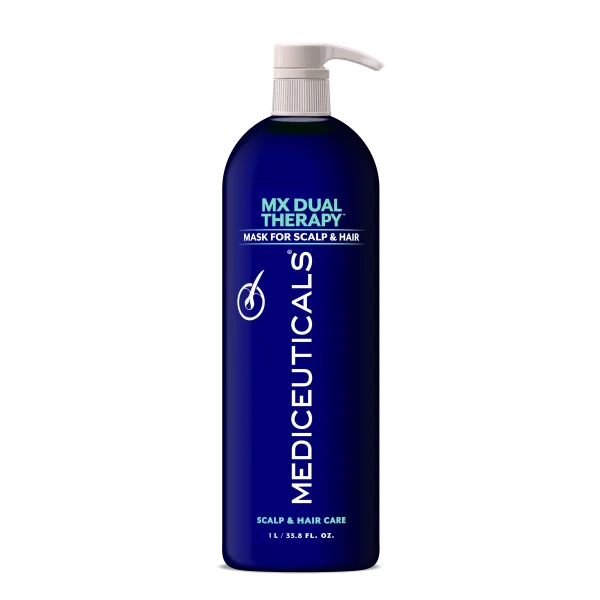 Відновлююча та антивікова маска для волосся і шкіри голови Mediceuticals MX Dual Therapy™, 1000 мл